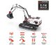 s-idee® S1594 RC Bagger RTR + 3 Aufsätze 1:14 Huina mit Sound