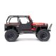 Axial 1/10 SCX10 III Jeep CJ-7 4X4 RTR Brushed Rock Crawler, Rot