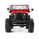 Axial 1/10 SCX10 III Jeep CJ-7 4X4 RTR Brushed Rock Crawler, Rot