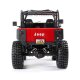 Axial 1/10 SCX10 III Jeep CJ-7 4X4 RTR Brushed Rock Crawler, Rot