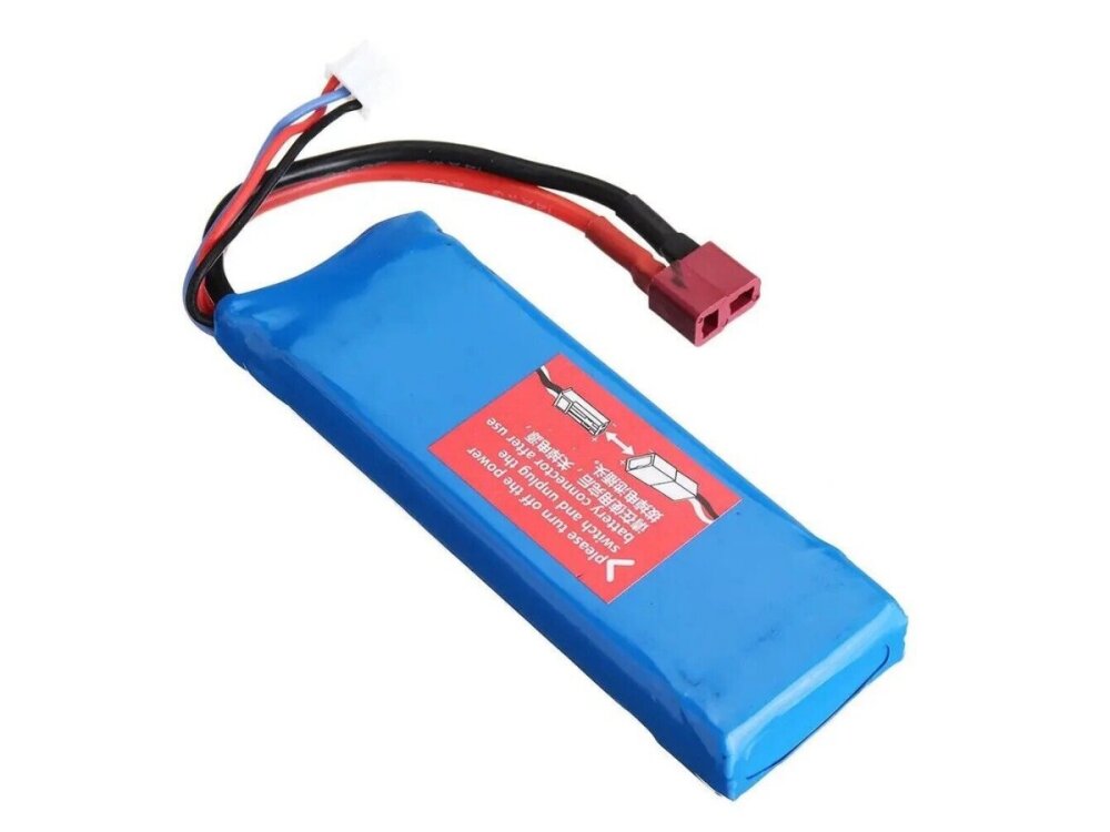 s-idee® 18650 Lipo 2S 7.4V 2200mAh für Hyper Go1:14  Deans / T-Plug