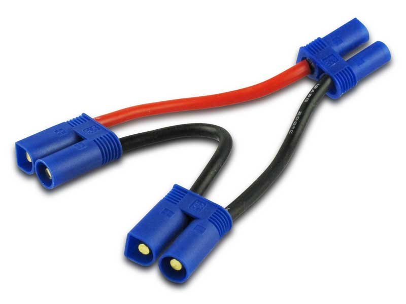 Serielles Kabel eflite EC5 für zwei Akkus