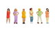 Noch 45517 TT Weibliche Teenager 6 Figuren