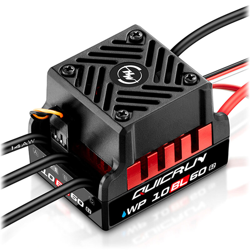 Hobbywing QuicRun WP10BL60 G2 Brushless Regler 60A 2-3s für 1:10 RC-Autos