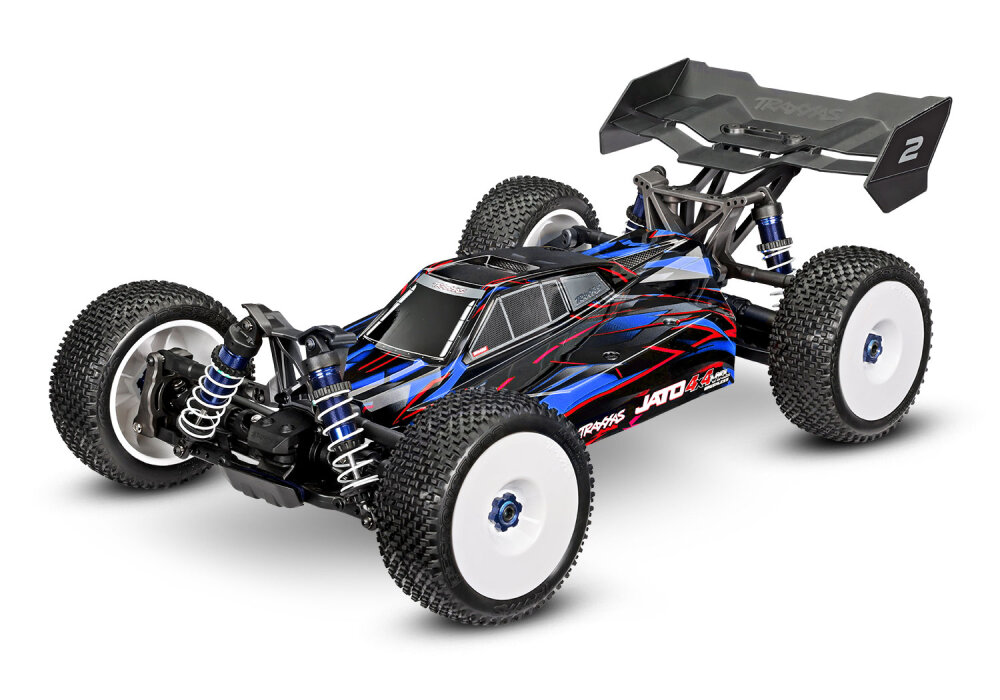 Traxxas 90386-4 JATO 4x4 Brushless VXL Clipless HD-Teile 2,4GHz - blau