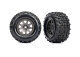 Traxxas TRX10770 Mini-Maxx Reifen auf Felgen grau Sledgehammer hinten (2)