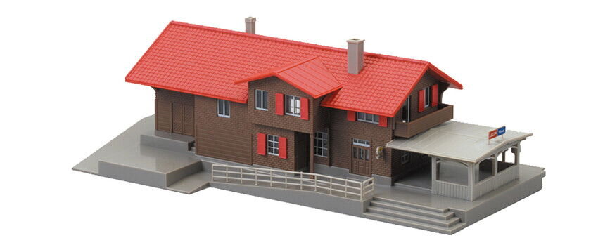 Kato RhB K23-245A Bahnhof Filisur Spur N