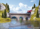 Kibri 37661 N/Z Regnitz-Brücke mit Eisbrecherpfeilern, gebogen, eingleisig