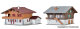 Kibri 37034 N Chalet Lenk, 2 Stück
