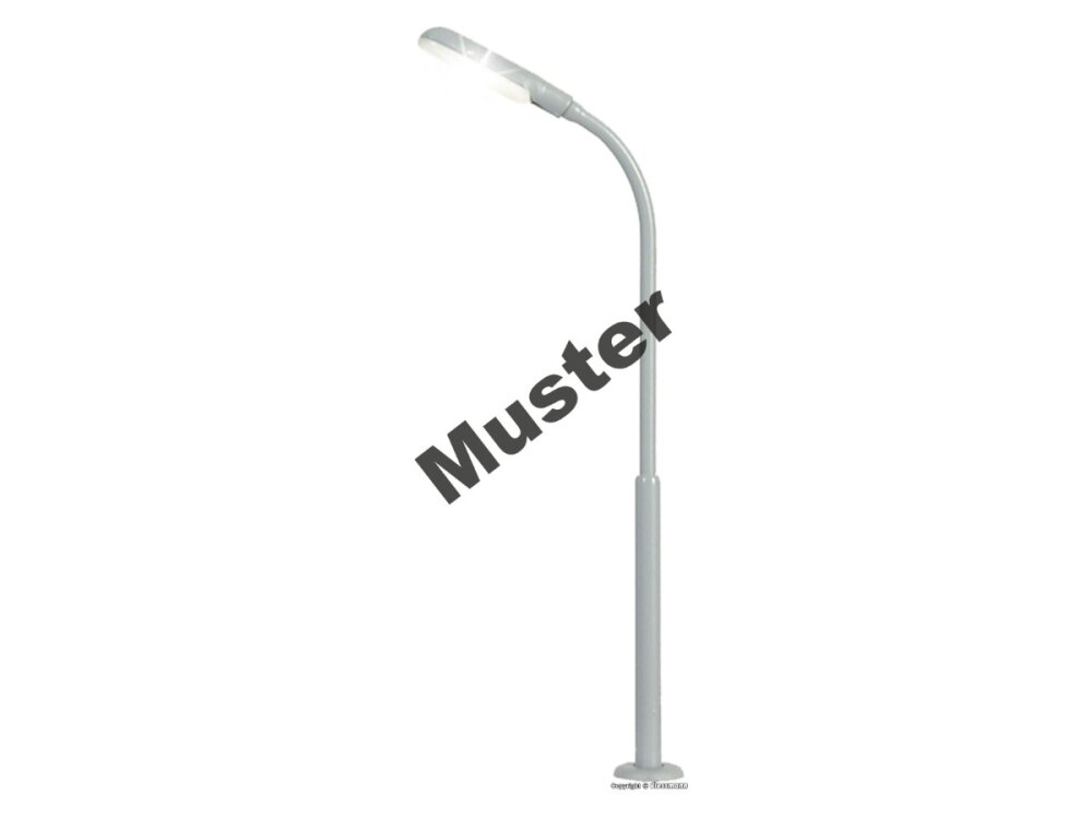 Viessmann 6622 N Bausatz Peitschenleuchte, LED weiß