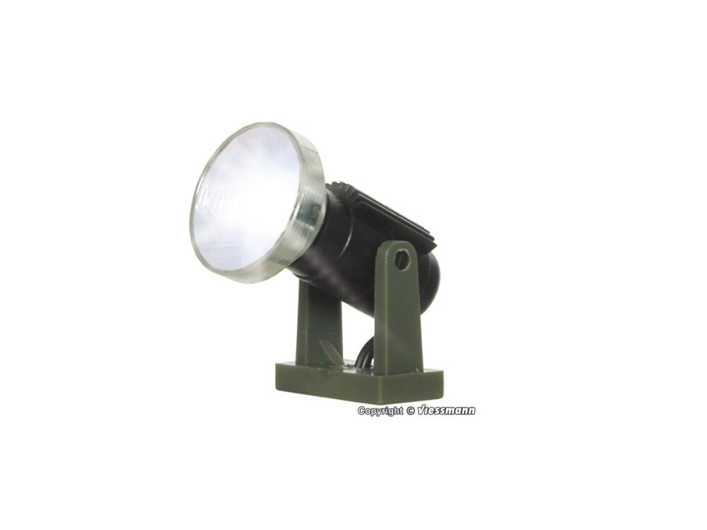 Viessmann 6530 N Flutlichtstrahler nieder, LED weiß
