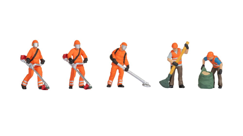 Noch 45064 TT Mäharbeiten 5 Figuren