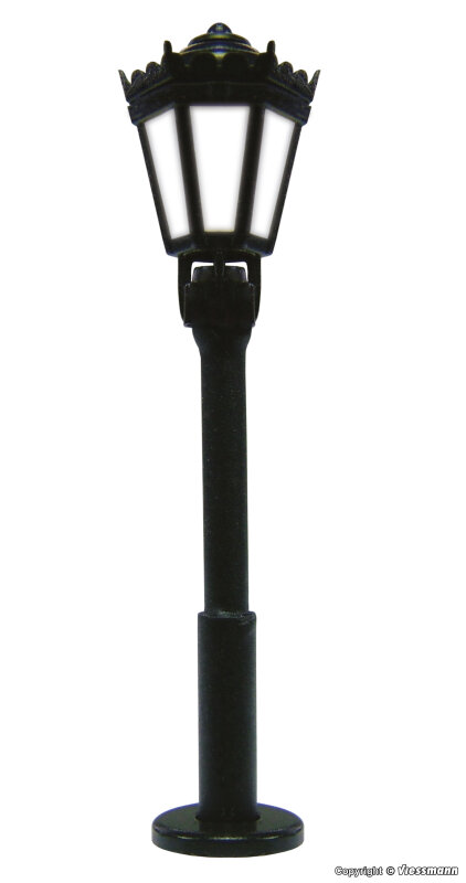Viessmann 7170 Z Parklaterne, LED warmweiß