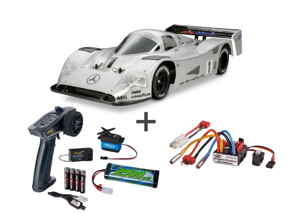 Tamiya 1:10 Mercedes-Benz C11 Combo Set 1990 Gr.C 2WD Bausatz