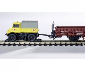 Carson H0 1:87 Mercedes-Benz Unimog RTR U406 Zweiwegefahrzeuge