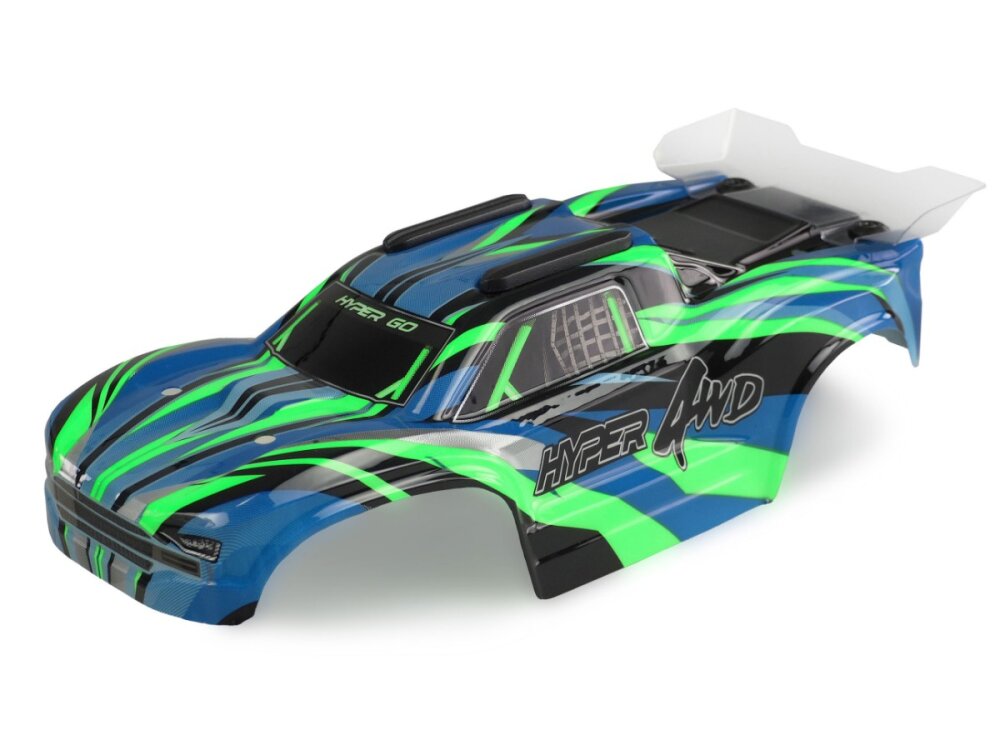 Hyper Go 1:16 Karosserie blau/grün Truggy