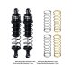 Alu-Dämpfer Mini MAXX einstellbar v/h 87mm +Federn schwarz (2) GPM TRX