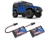 TRAXXAS TRX-4M LR Defender 4x4 blau RTR inkl. 2x Akku+...