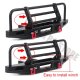 INJORA verstellbarer Metall-Frontstoßfänger für 1/10 RC Crawler