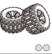 BM1015A Rad 2x passend für 1:10er 10208 Hyper Go MTX 10
