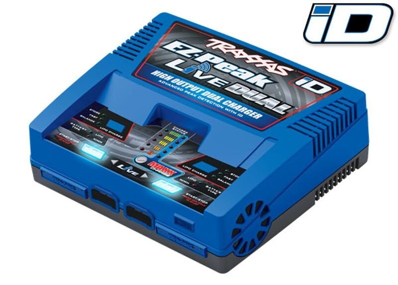 EZ-Peak Live Dual Schnell-Lader, 200W, 26A, NiMH/LiPo bis 4s TRAXXAS mit iD-Akkuerkennung