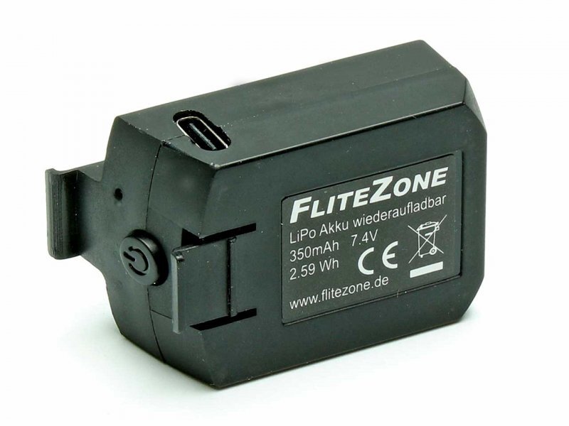 LiPo Akku FliteZone 350 - 7.4V / 2S  für Pichler MD500E 15799