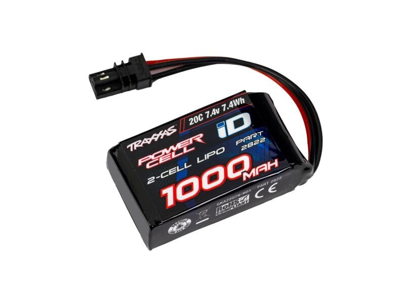 Traxxas LiPo für 1/18 TRX-4M 1000mAh 7,4V 2s 20C...