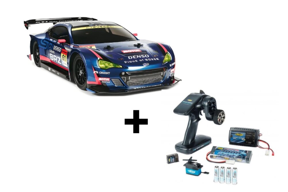 Tamiya Subaru BRZ R&D Sport 2014 (TT-02) Bausatz 1:10  Bundle