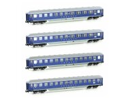 Hobbytrain H22200 Spur N 4er Set Liegewagen DB/ TOUROPA,...