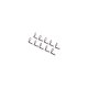 Traxxas TRX3935A Karosserie Clips angewinkelt 90° schwarz