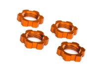 TRAXXAS 7758T Radmuttern verzahnt Aluminium orange 17mm (4)