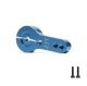 Servohorn Servohebel Aluminium 23T blau, ca. 35mm, M3 Bohrungen