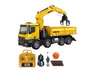 s-idee® S1538 Rc Kipplader mit Kran + Schrottgreifer...