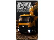 s-idee&reg; S1538 Rc Kipplader mit Kran + Schrottgreifer Dump Truck 1:18 Lkw 26 Kanal Huina