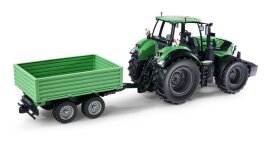 Carson Deutz-Fahr Traktor TTV mit Hänger 100% RTR 1:16