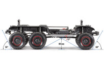 Traxxas TRX-6 Mercedes-Benz G63 AMG 6x6 Clipless RTR TRX88296-4-SLVR silber