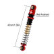INJORA 43mm Aluminium Gewinde Doppel Barrel Schocks Dämpfer für Axial SCX24