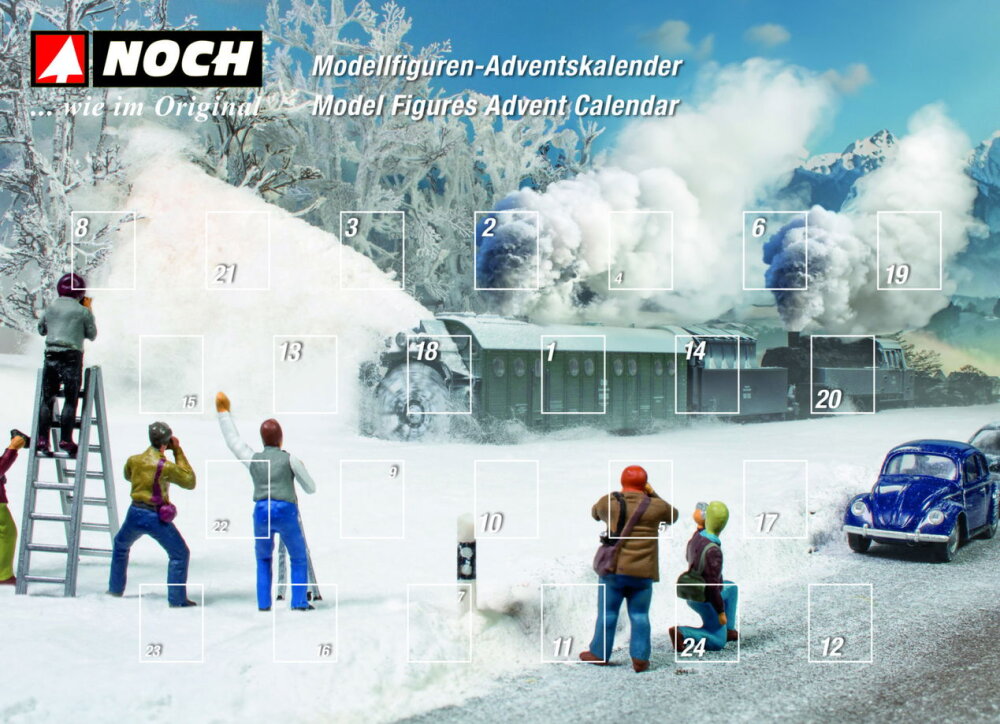 Noch 44998 Z Figuren-Adventskalender mit 24 Figuren