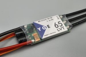 YGE 65LVT brushless Regler 65A / 2 - 6S