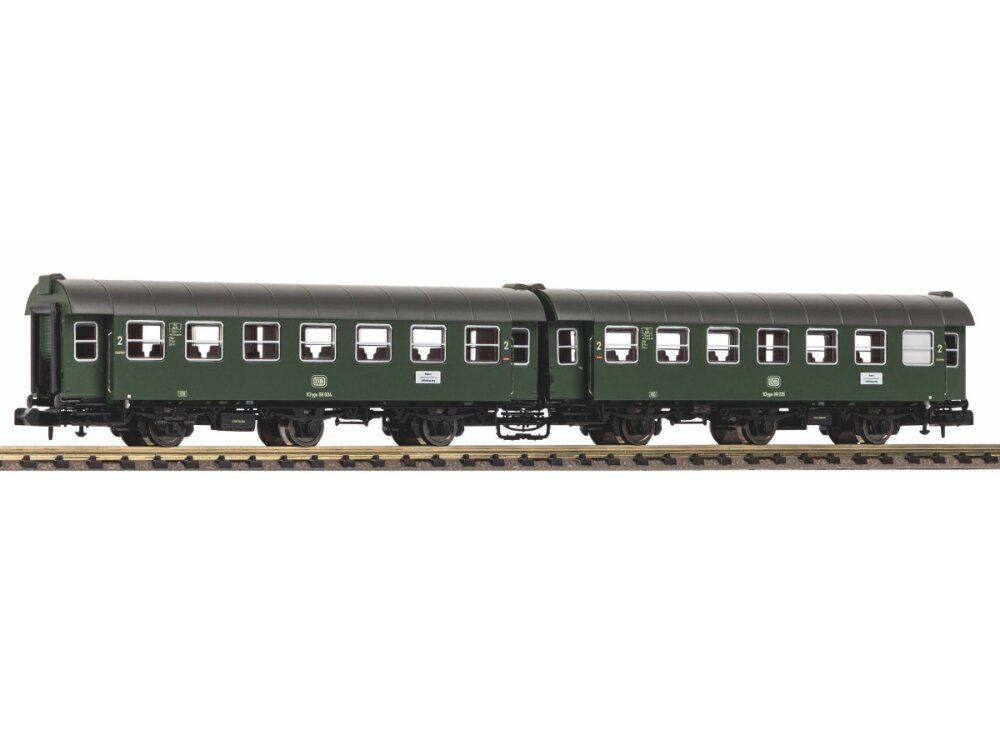 Piko 40764 N 2er Set Umbauwagen B3yg & B3yg DB IV