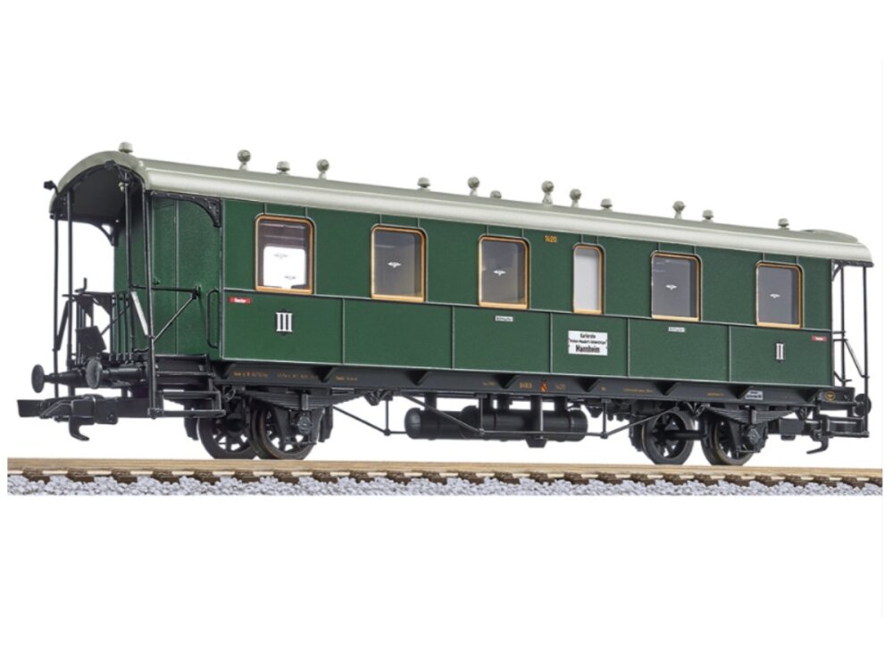 Liliput L334101 H0 Badische Staatsbahn Wagen 2./3.Klasse Ep.I