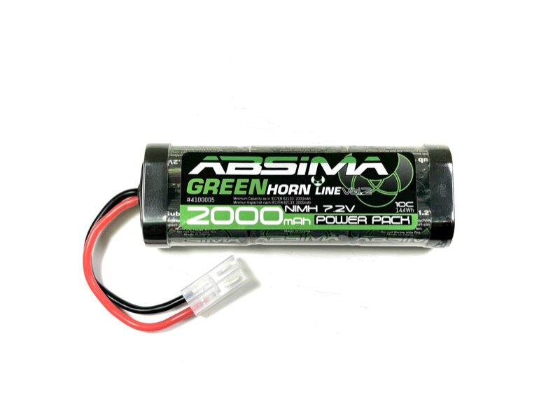 Absima 4100005 NiMH 7,2V 2000mAh Akku Tamiya-Stecker