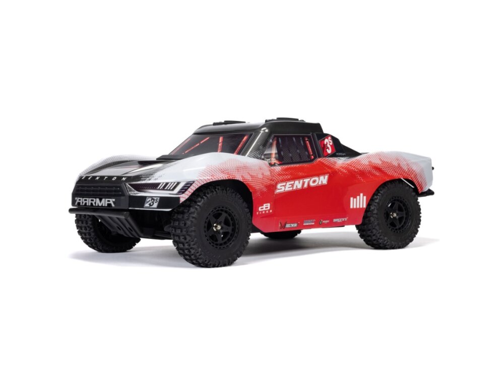 Arrma 1/10 SENTON 223S DSC 4X4 RTR Brushless Short Course Truck, rot