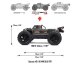 Arrma 1/10 OUTCAST 4X4 4S V2 BLX Stunt Truck RTR, Gunmetal