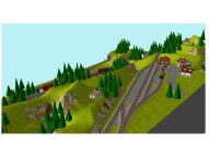 Gleisplan Berg&uuml;n - Modellbahn Spur N f&uuml;r das Kato Gleissystem 2 x 1 m