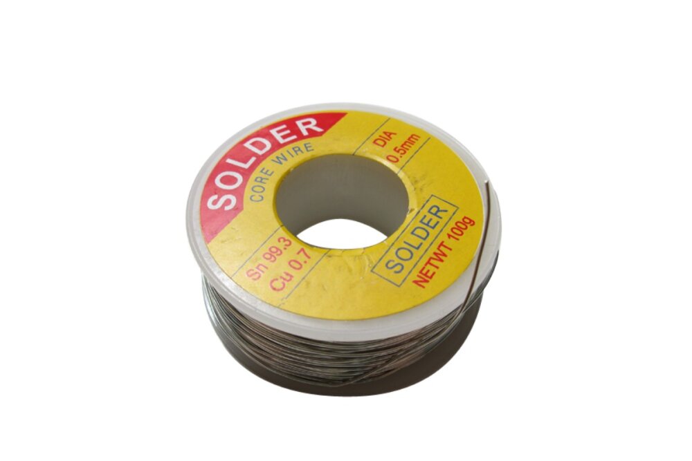 SMD Lötzinn Lot Rolle bleifrei 0,5mm 100g 30m