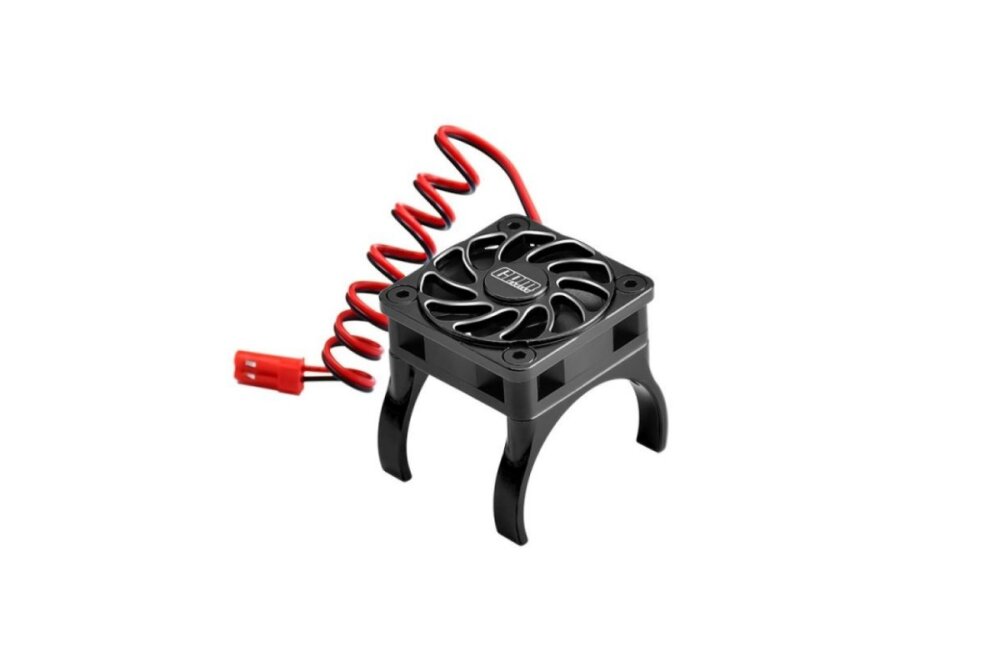 GPM Alu High-Speed Motor-Lüfter 36mm schwarz für TRX Mini XRT, Mini MAXX & Jato 1/8