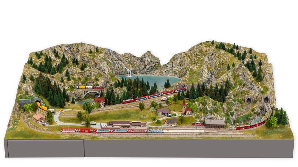 Noch® Guide Easy-Track « Die Albulabahn in Spur N », avec