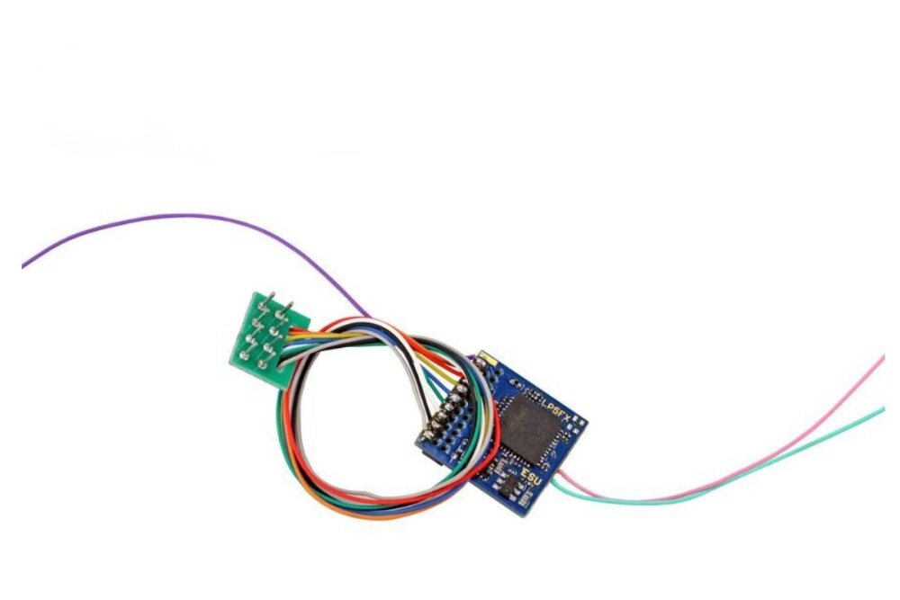 ESU 59210 LokPilot 5 Funktionsdecoder DCC/MM/SX, 8-pin NEM652