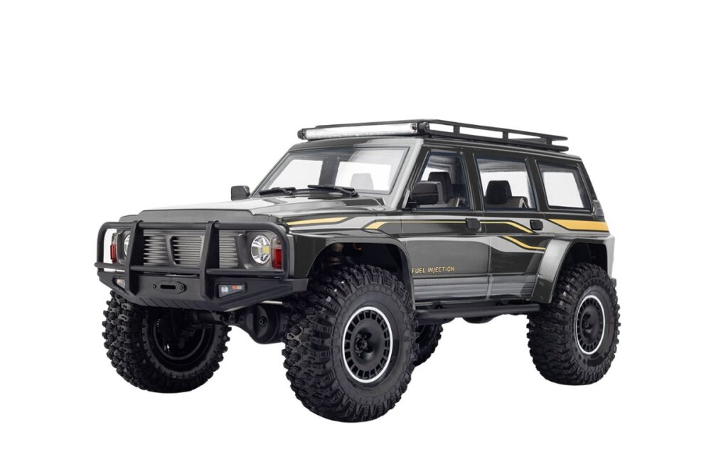 Yikong Pro Crawler Brushless 1/10 Grau YK4107B, 2-Gang mit Beleuchtung